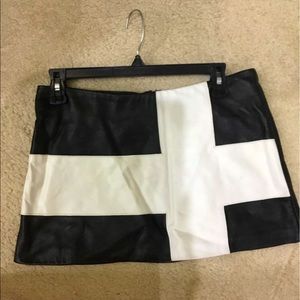 Bird by Juicy Couture leather skirt